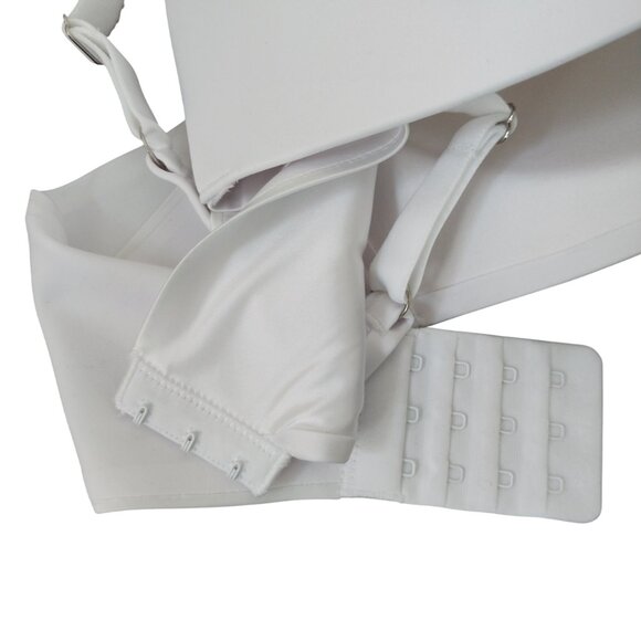 Underoutfit The Satin Grace 3D Molded White Bra New with Tags Size XL Style 1258 - Picture 10 of 14